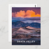 Death Valley National Park Vintag Postkarte (Vorne/Hinten)