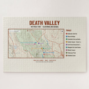 Death Valley National Park Wanderkarte Puzzle