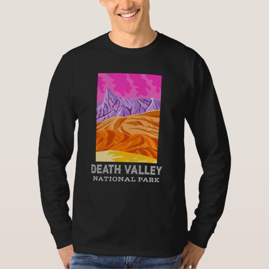 Death Valley Nationalpark California Camping Wande T-Shirt (Vorderseite)