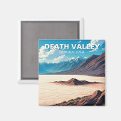 Death Valley Nationalpark California Magnet (Vorderseite/Rückseite)