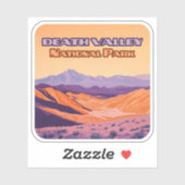 Death Valley Nationalpark California Nevada Aufkleber (Blatt)