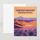 Death Valley Nationalpark California Nevada Card (Vorne/Hinten)