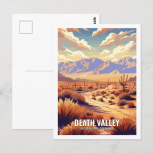 Death-Valley-Nationalpark Kalifornien USA Postkarte
