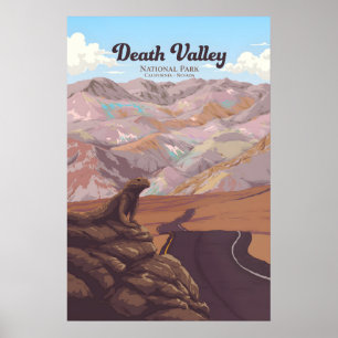 Death Valley Nationalpark Reiseplakat Poster