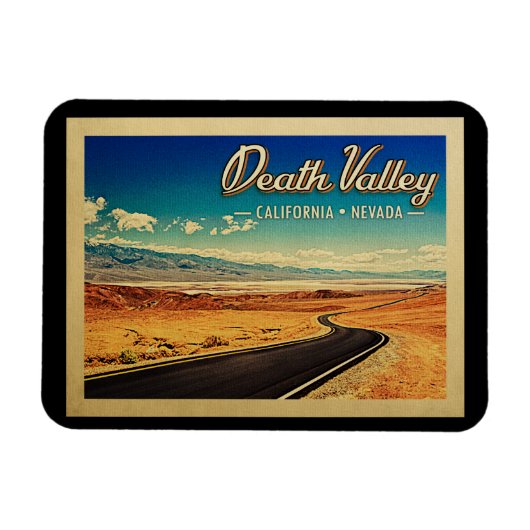 Death Valley Nationalpark Vintage Reise Magnet (Horizontal)