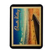 Death Valley Nationalpark Vintage Reise Magnet (Vertikal)