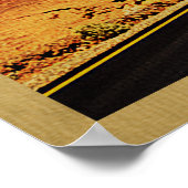 Death Valley Nationalpark Vintage Reise Poster (Ecke)