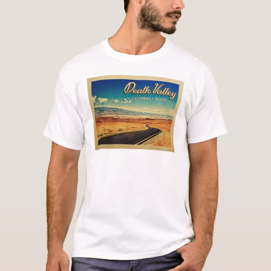 Death Valley Nationalpark Vintage Reise T-Shirt (Vorderseite)