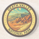 Death Valley Nationalpark Vintage Wandern neben de Getränkeuntersetzer<br><div class="desc">Death Valley Vektorgrafik Design. Der Park ist bekannt für den Titus Canyon,  mit einer Geisterstadt und farbenfrohen Felsen,  und die Salinen des Badwater Becken,  Nordamerikas tiefsten Punkt.</div>