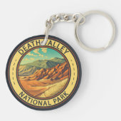 Death Valley Nationalpark Vintage Wandern neben de Schlüsselanhänger (Rückseite)