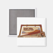 Death Valley Nationalpark - Zeichen Magnet (Vorderseite/Rückseite)