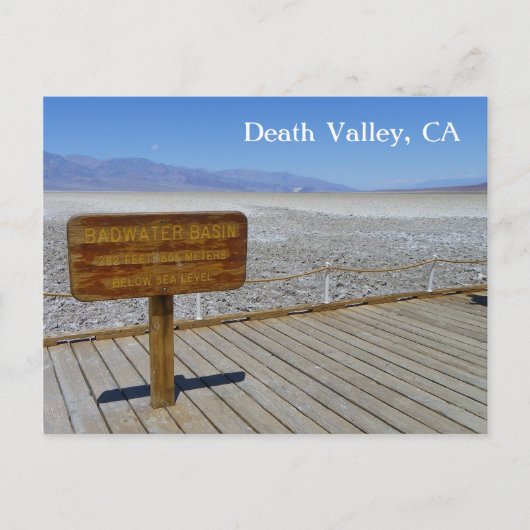 Death Valley Postcard! Postkarte (Vorderseite)
