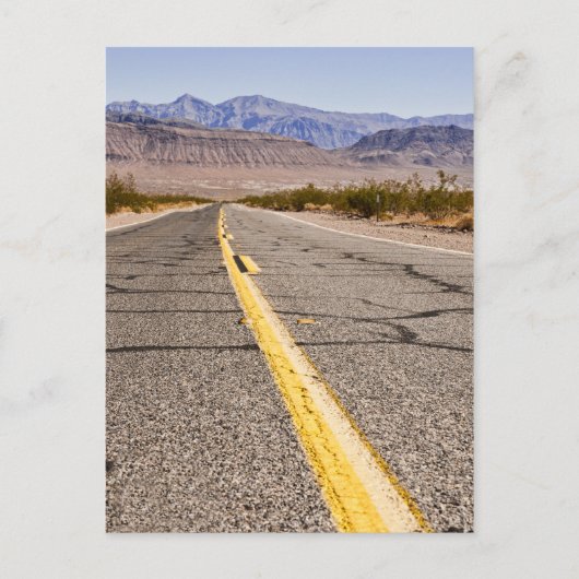Death Valley Road Postkarte (Vorderseite)
