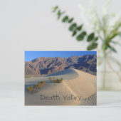 Death Valley Sand Dunes Postkarte (Stehend Vorderseite)