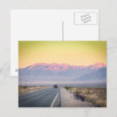 Death Valley Sunset Postkarte (Vorne/Hinten)