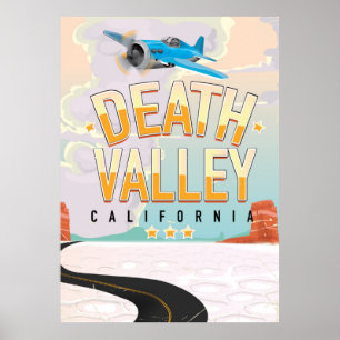 Death Valley USA Vintage-Reiseplakat Poster