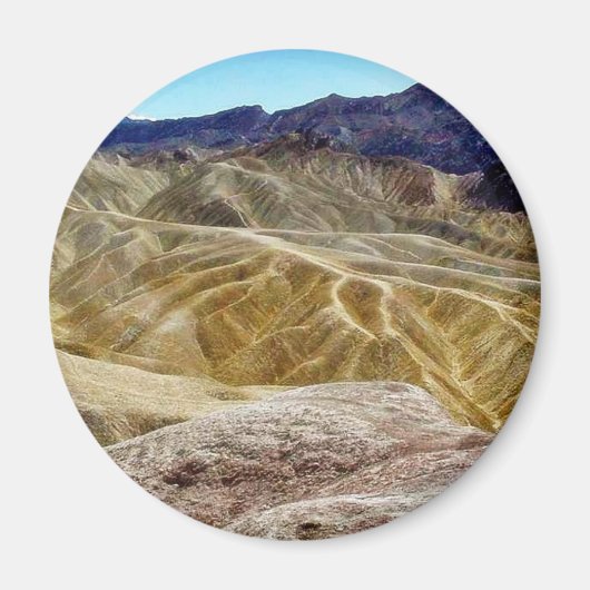 Death Valley Zabriskie Point Sand Wüste Magnet (Vorne)