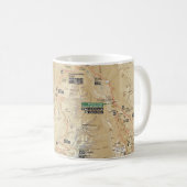 Death- Valleykarten-Tasse Kaffeetasse (VorderseiteRechts)