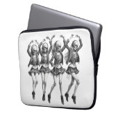 Death Women Dance Laptopschutzhülle (Vorderseite Links)