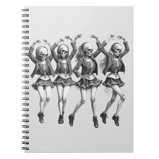 Death Women Dance Notizblock (Vorderseite)