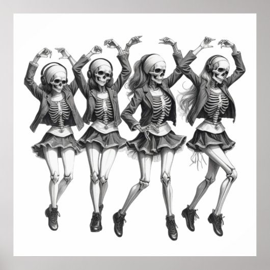 Death Women Dance Poster (Vorne)