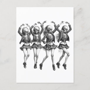 Death Women Dance Postkarte