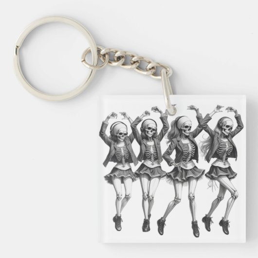 Death Women Dance Schlüsselanhänger (Vorderseite)