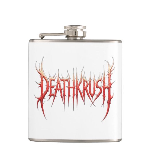 Deathkrush - Hip flask Flachmann (Vorderseite)