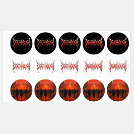 Deathkrush - Stickers Etiketten