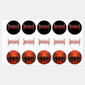 Deathkrush - Stickers Etiketten