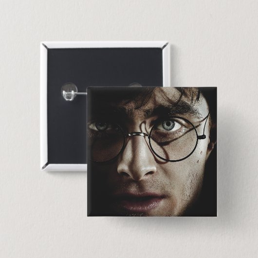 Deathly Hallows - Harry Potter Button (Vorne & Hinten)