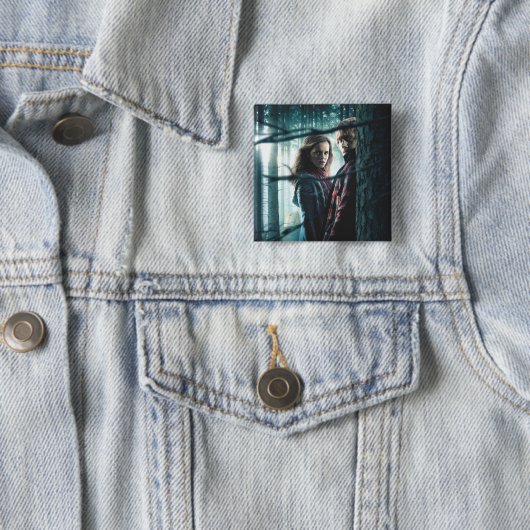 Deathly Hallows - Hermione and Ron Button (Beispiel)