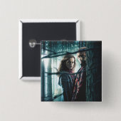 Deathly Hallows - Hermione and Ron Button (Vorne & Hinten)