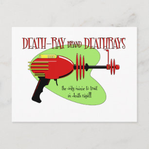 deathray Marke deathrays Postkarte