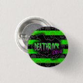 Deathrock Diva Button (Vorne & Hinten)