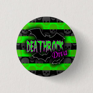 Deathrock Diva Button