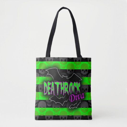 Deathrock Diva Tote Bag Tasche (Vorderseite)