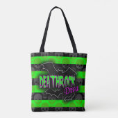Deathrock Diva Tote Bag Tasche (Rückseite)