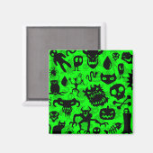 Deathrock-Monster Magnet (Vorderseite/Rückseite)