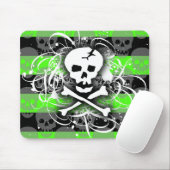 Deathrock Skull Mouse Pad Mousepad (Mit Mouse)