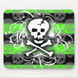 Deathrock Skull Mouse Pad Mousepad