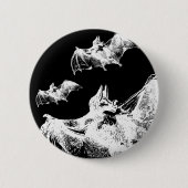 Deathrock Vampire Bats Button (Vorderseite)