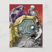 death's discourse upon the living postkarte (Vorderseite)