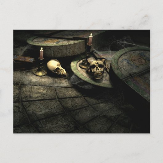 Deaths Domain Gothic Art Postcard Postkarte (Vorderseite)
