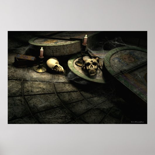 Deaths Domain Gothic Art Poster (Vorne)