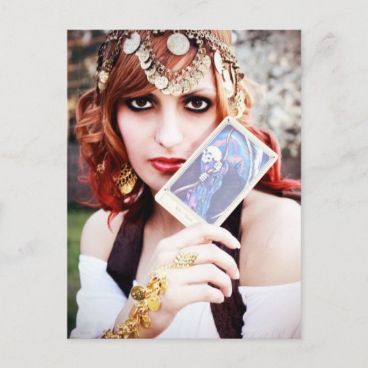 Death's Lover Poetry Postcard Postkarte (Vorderseite)