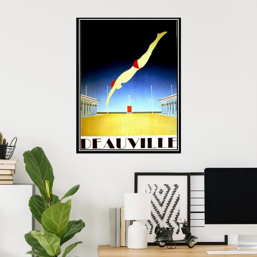 Deauville Vintage Poster (Heimbüro)