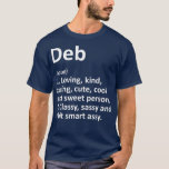 DEB Definition Personalisiert Name Funny Birthday T-Shirt<br><div class="desc">DEB Definition Personalisiert Name Funny Birthday Karo aus unserer Familie in Shirts Auswahl für die besten in einzigartigen oder maßgeschneiderten,  handgefertigten Stücke aus unseren Bekleidungsläden.</div>