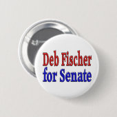Deb Fischer für Senat Button (Vorne & Hinten)