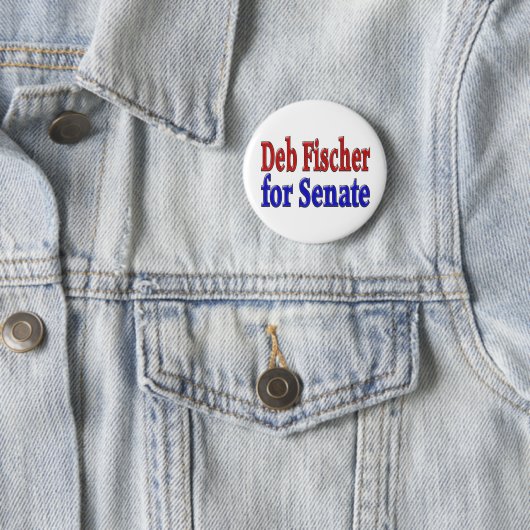 Deb Fischer für Senat Button (Beispiel)